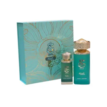 Set parfumesh unisex Paris Corner Khair Pistachio, 2 copë, jeshil