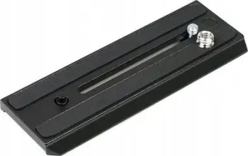Pllakë quick release Manfrotto 504PLONG, për koka 504, e zezë