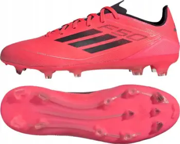 Këpucë futbolli adidas F50 Pro FG IE0597, terren natyral, takë FG, rozë