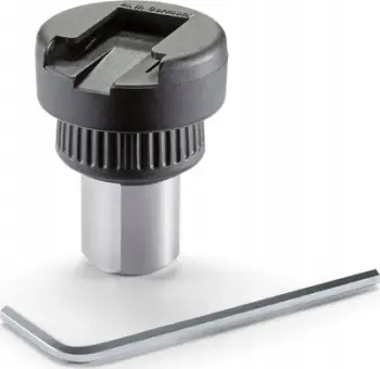 Adapter hot shoe Manfrotto 244Mini 244Micro, për aksesorë kamerë, i zi