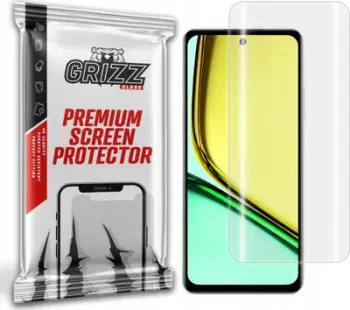 Folie mbrojtëse Hydrogel GrizzProtector për Realme C67 4G, transparente
