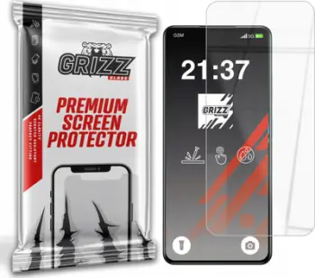 Xham mbrojtës Grizz HybridGlass 9H për Realme 13 5G, transparent