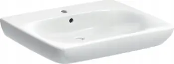 Lavaman Geberit Selnova Comfort, 65cm, për persona me aftësi të kufizuara, i bardhë