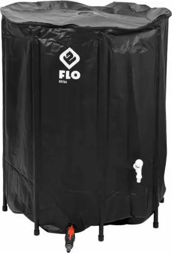 Rezervuar uji shiu Flo T89704, 500L, PVC i palosshëm, i zi