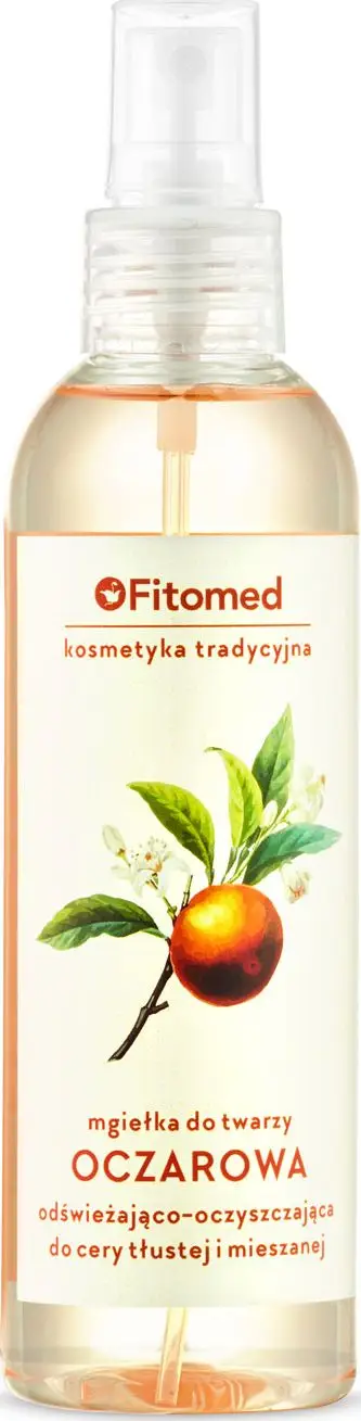 Sprej freskues për fytyrë Fitomed, për lëkurë të yndyrshme dhe miks, me hamamelis, 200ml