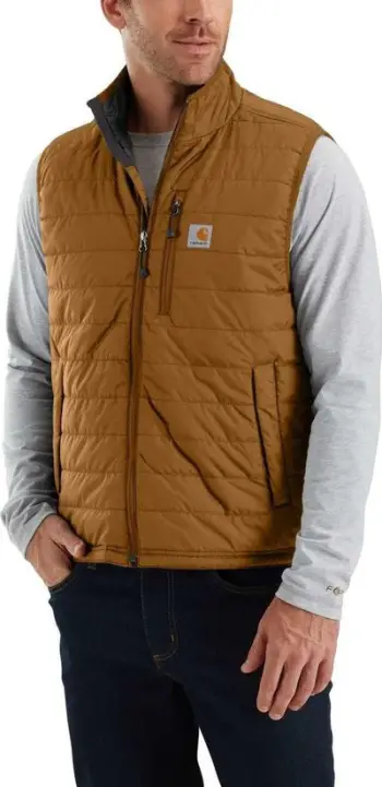 Jelek pune për meshkuj Carhartt Rain Defender, i lehtë i izoluar, CORDURA najlon, kafe Carhartt Brown