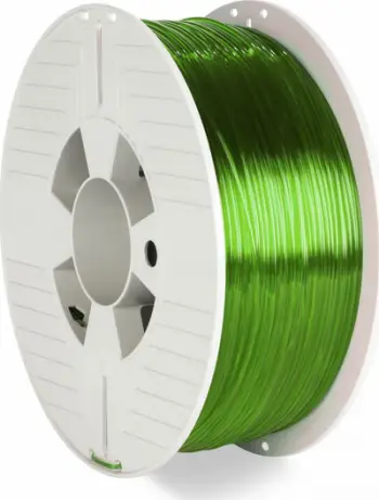 Filament 3D Verbatim 55057 PETG, 1kg, transparent i gjelbër