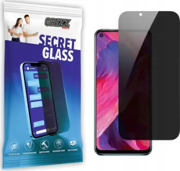 Xham mbrojtës privatësie Grizz SecretGlass për Oppo A54s, 9H, i tejdukshëm