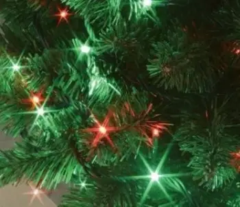 Drita dekorative të jashtme Fééric Lights and Christmas, girlandë 20m, 200 LED, të kuqe dhe jeshile