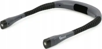 Llambë LED për qafë, rikarikueshme, USB C, e zezë