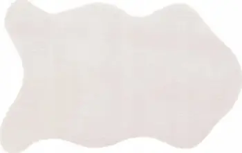 Tapet Atmosphera Couka Faux Fur, 60x90cm, lëkurë artificiale, ivory