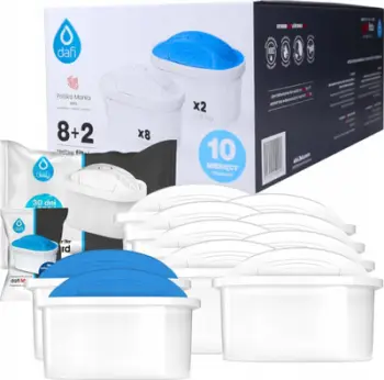 Fishek filtri uji Dafi Unimax Standard Magnesium, set 10 copë, i bardhë