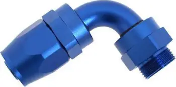 Fiting vaji TurboWorks Push On, AN10 M22, 90°, alumini