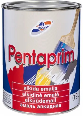 Bojë alkide Pentaprim, 0.9L, për metal dhe dru, blu e çelët