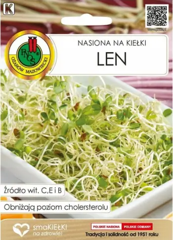 Fara për filiza PNOS Len, fara liri, 10g