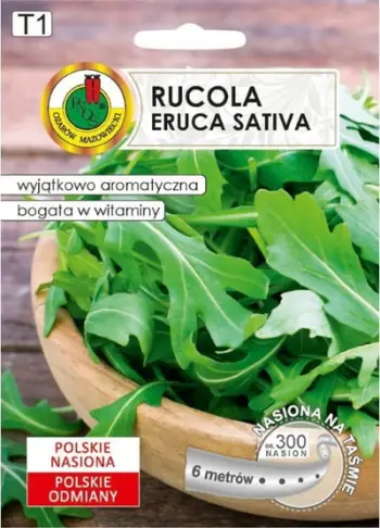 Fara rukola PNOS Eruca Sativa, shirit 6 m, barishte