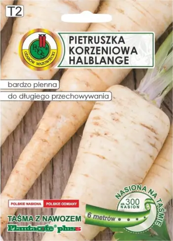 Farë majdanoz rrënjë PNOS Halblange, në shirit 6m, me pleh