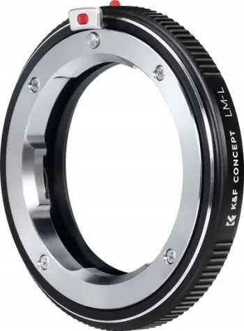 Adapter lente K&amp;F Concept KF-LML, Leica M në L Mount, metalik