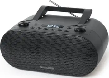 Radio portative Muse M 35, CD MP3, Bluetooth, e zezë