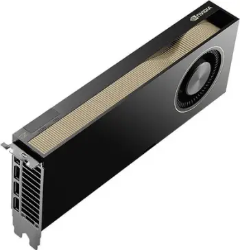 Kartelë grafike NVIDIA RTX 6000 Blackwell, 96GB GDDR7, për workstation, e zezë