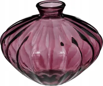 Vazo xhami Atmosphera Candy, xham i ricikluar, 14cm, rozë