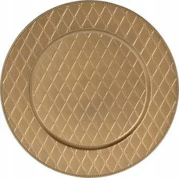 Nënpjatë dekorative Home Styling Collection, 33 cm, ari mat