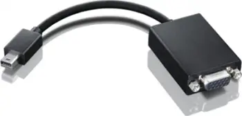 Adapter video Lenovo 03X6402, Mini DisplayPort në VGA, i zi