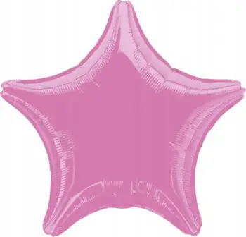 Balon metalik Amscan yll, 48cm, rozë metalike