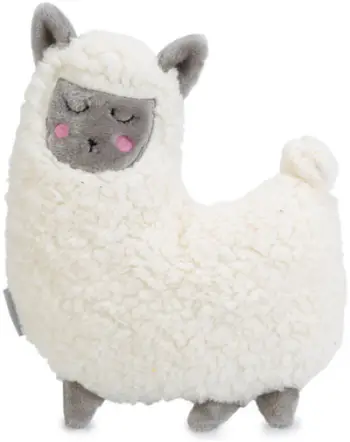 Lodër pelushi për qen Beeztees Cuddle Puppy Lama, 26x20cm, e bardhë
