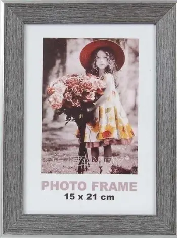 Kornizë fotografish Fandy Portree 2, 15 x 21 cm, gri