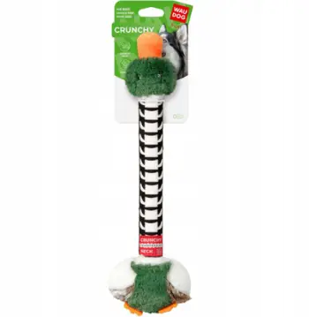 Lodër për qen WAUDOG Duck, qafë me zhurmë, 38 cm, shumëngjyrëshe