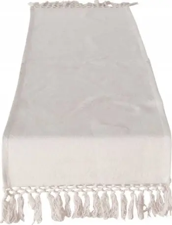 Rrjetë tavoline Boltze Cotton Table Runner Linou, 140 x 40 cm, pambuk, bezhë