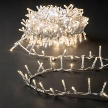 Girlandë dritash dekorative Fééric Lights and Christmas, 500 LED, 12m, e bardhë e ngrohtë