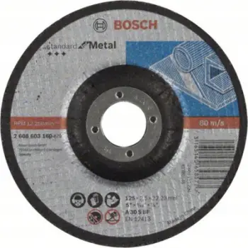 Disk prerës metalik Bosch Standard, 125mm, 2.5mm, 22.23mm