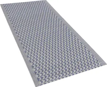 Tapet outdoor Beliani MANGO, 60x90 cm, polipropilen, blu