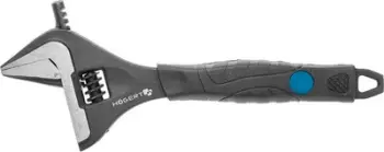 Çelës i rregullueshëm Hogert Technik HT1P563, hapje 40mm, gjatësi 215mm, gri