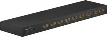 Ndarës HDMI Goobay 58484, 1 në 8 porta, 4K 60Hz, i zi