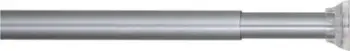 Shufër perde dushi Sealskin Telescopic, 155-255 cm, alumini mat, gri
