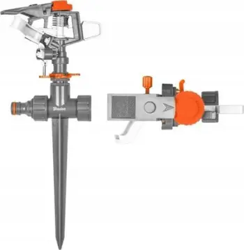 Sprinkler kopshti Bradas WL-6103, pulsues, në kunjë