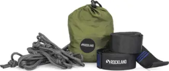 Rripa pezullimi për hamak Rockland Smart Straps, deri 181kg, poliester, të zinj