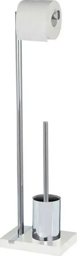 Set tualeti Wenko 20486100, mbajtës letre higjienike, furçë WC, krom
