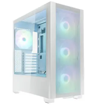 Kasa PC Phanteks XT Pro Ultra, Mid Tower, 4 ventilatorë RGB, USB C 3.2 Gen2, e bardhë