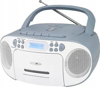 Radio CD Reflexion RCR2260DAB/BL, DAB+, FM, USB, e bardhë blu