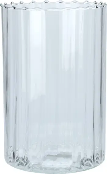Vazo xhami Koopman Tobia, 28cm, transparente