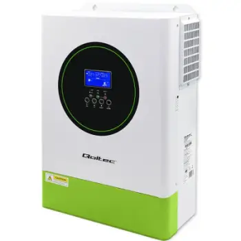 Invertor diellor Off-Grid Qoltec 6.2kVA 6.2kW, MPPT 120A, i bardhë e gjelbër