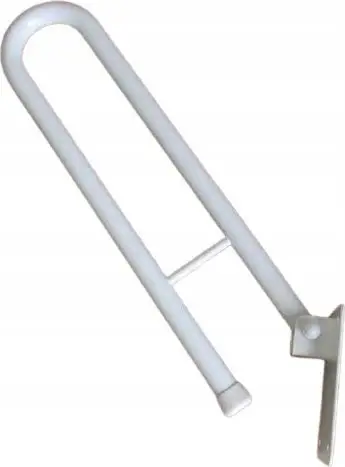 Dorezë palosëse Corrado, 60 cm, çelik powder coated, e bardhë