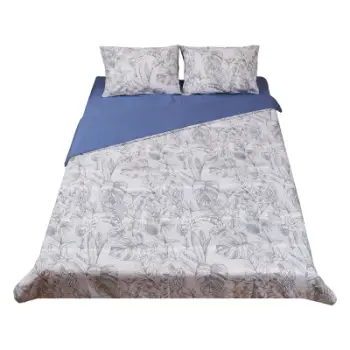 Komplet shtrati king size Aki Heinner Home, pambuk 100%, 4 pjesë, shumëngjyrësh