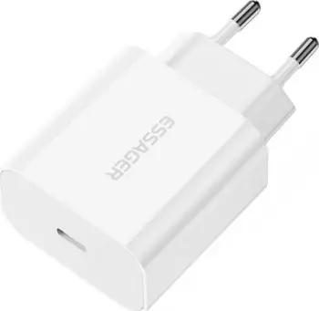 Karikues rryme ESSAGER, USB C, kompakt, i bardhë