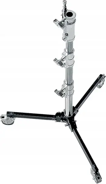 Stativ studio Manfrotto Avenger A5012 A680, 120cm, me rrota, metalik argjendtë