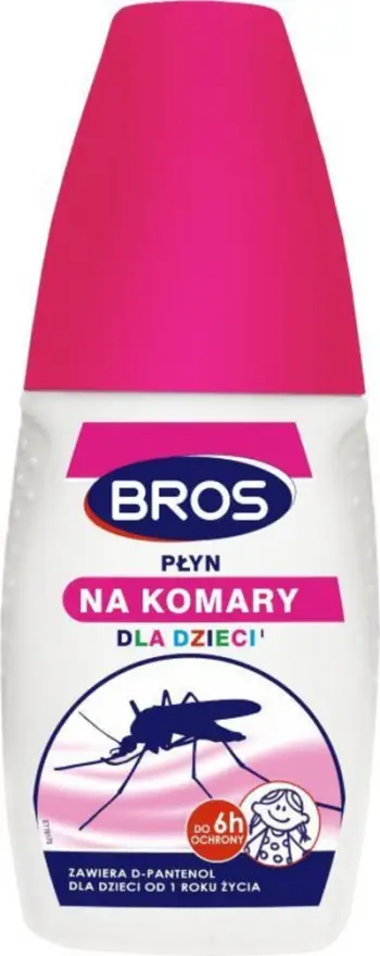 Locion kundër mushkonjave BROS për fëmijë, 50ml, deri 6 orë mbrojtje, i bardhë rozë